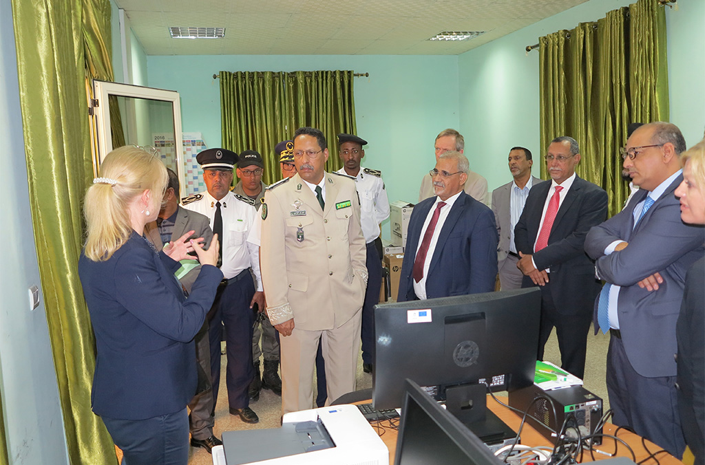 Ceremonia de donación de material al Gobierno de Mauritania, 2 de diciembre de 2019, Nuakchot (Mauritania)